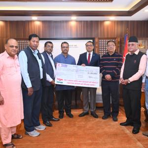 जसपा नेपालद्वारा बाढी पीडितको लागी प्रधानमन्त्री राहत कोषमा २१ लाख रुपैयाँ सहयोग